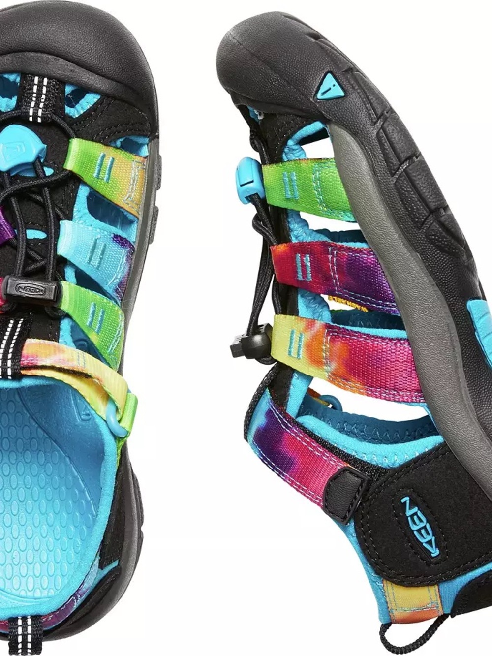 KEEN Kids' Rainbow Newport H2 hiking Sandals multi color 3